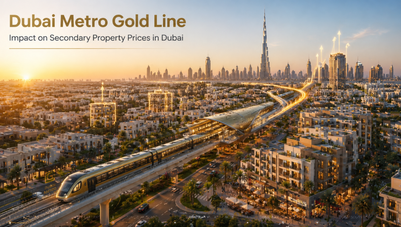 Dubai Metro Gold Line Impact on Secondary Property Prices in Dubai