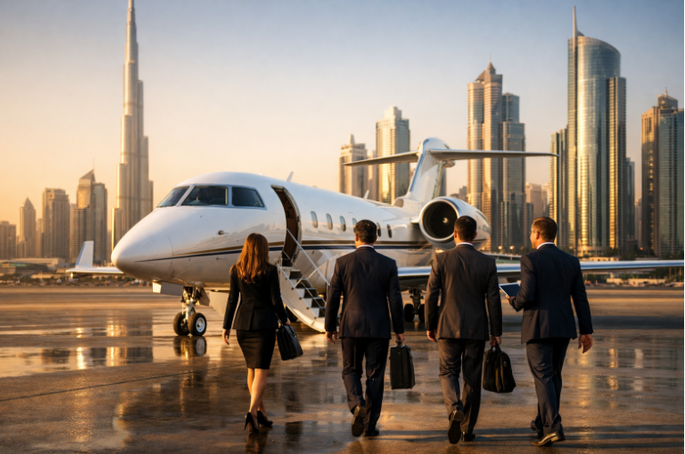 Executive Private Jet Charter Dubai for Business Travel